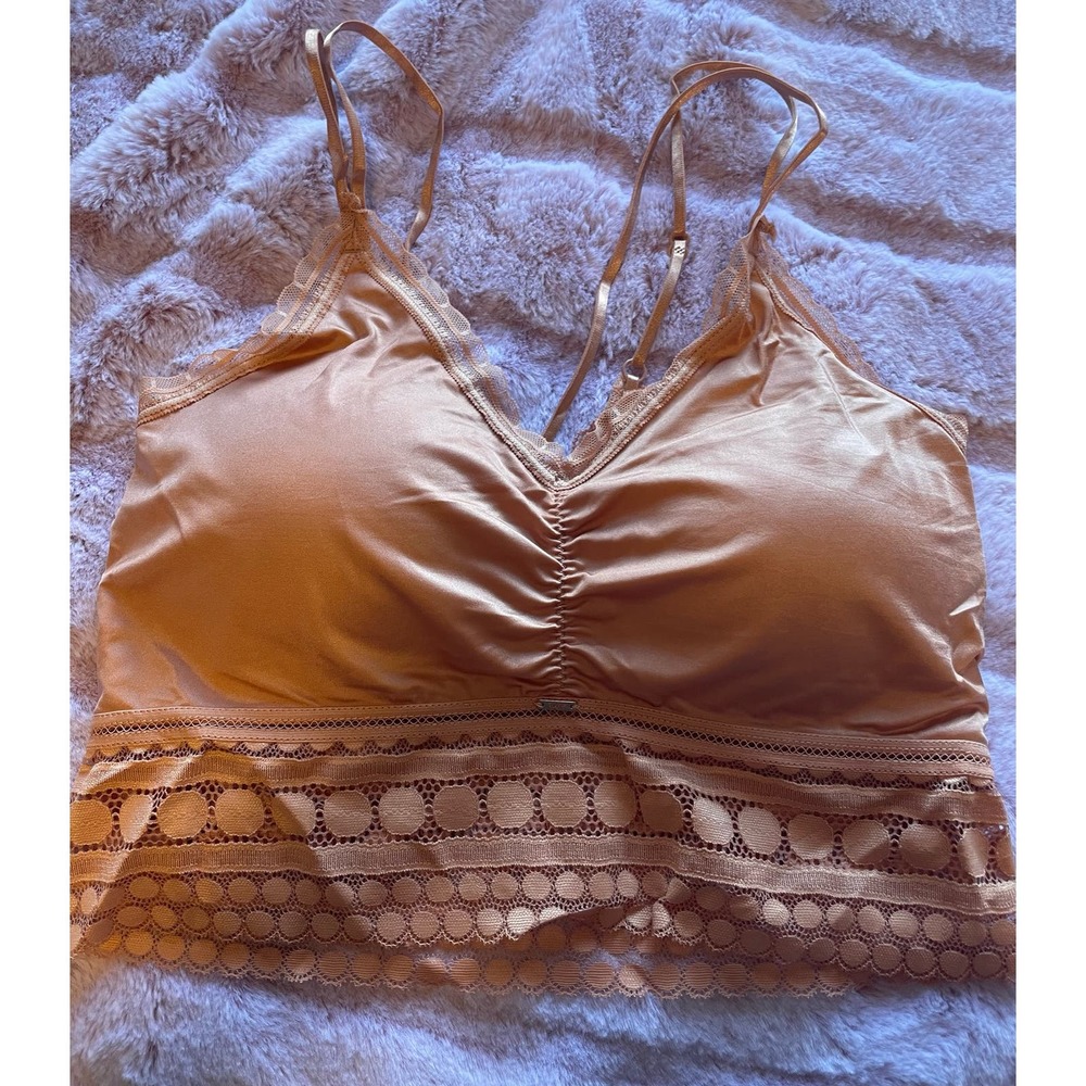 Jady K Emmy Lace Bralette Brick Large/X-Large New